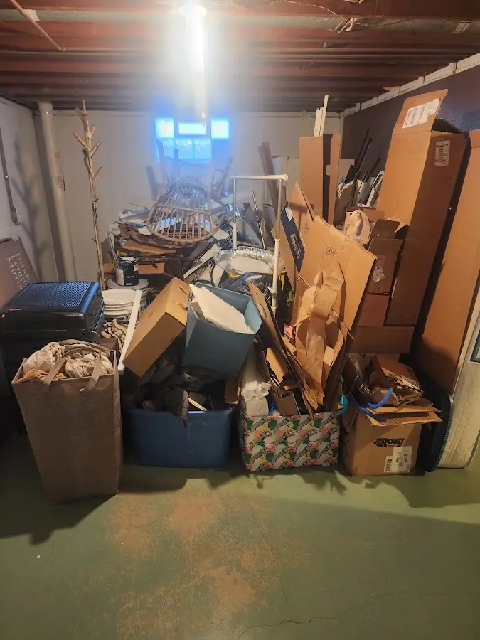 Roll-off dumpster container at job site for 20 Yard Dumpster Rental in Sebastopol